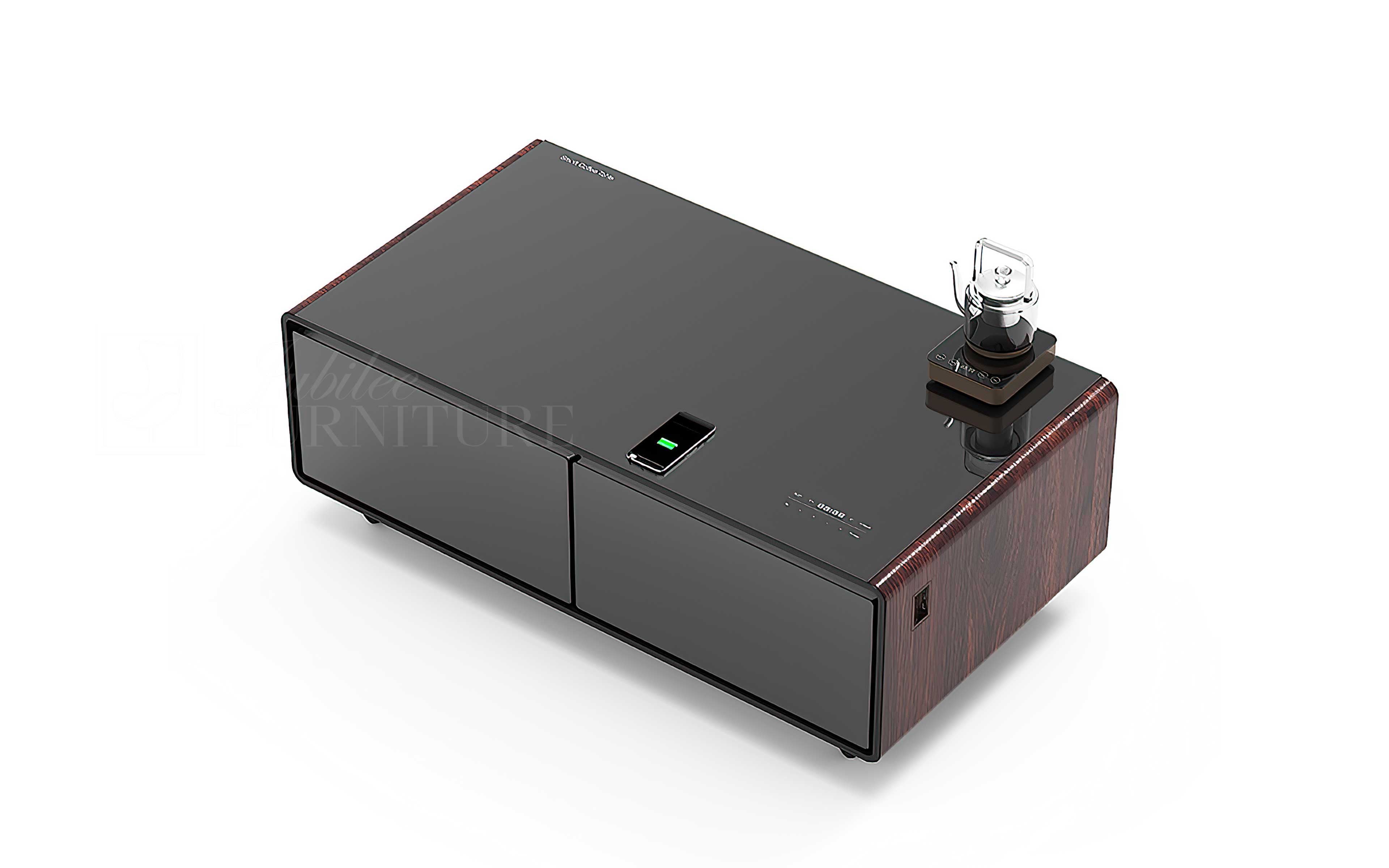 Steinfield Cyber Table Pro - Smart Coffee Table with Wireless Charging & Touch Control | Modern Living Room Furniture for Home & Office