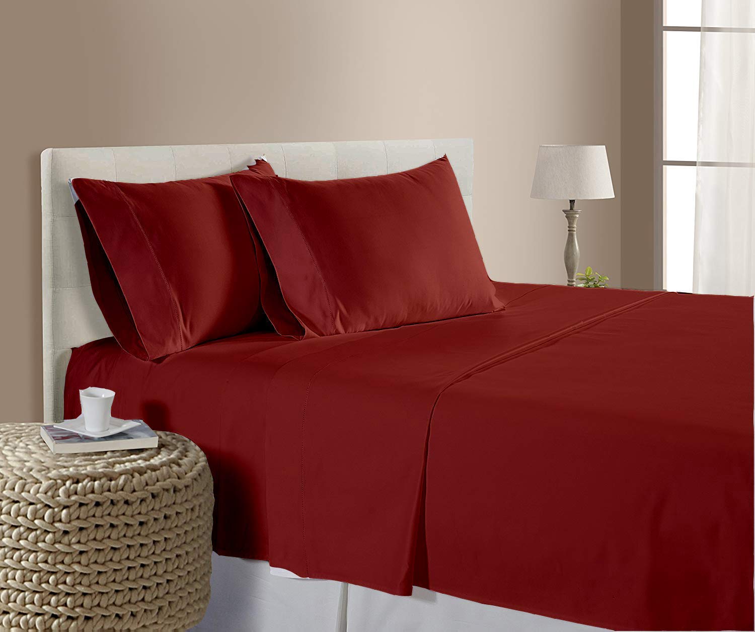 Luxury 100% Egyptian Cotton 600 Thread Count King Size Bed Sheet Set - Ultra Soft Deep Pocket (15