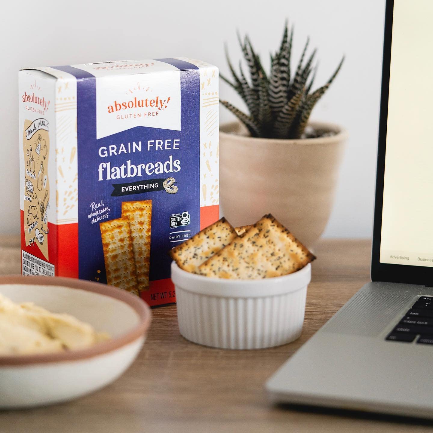 Absolutely Gluten Free Everything Flatbread, 5.29-Ounce (3-Pack) - Certified Gluten-Free, Vegan & Kosher | Perfect for Sandwiches, Wraps & Snacks | Allergen-Friendly Bread Alternative