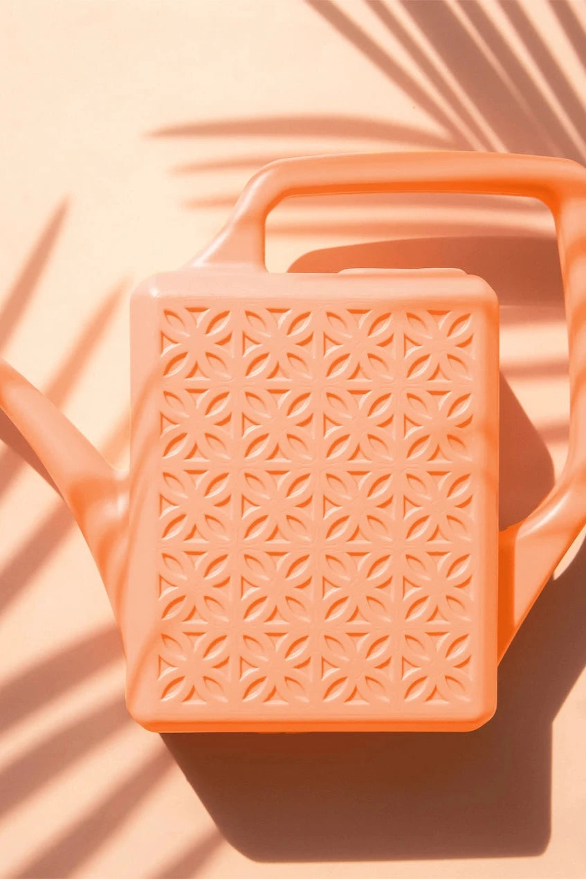 Breeze Block Watering Peach - Self-Watering Planter for Indoor/Outdoor Plants - Perfect for Home, Office, and Garden Decor