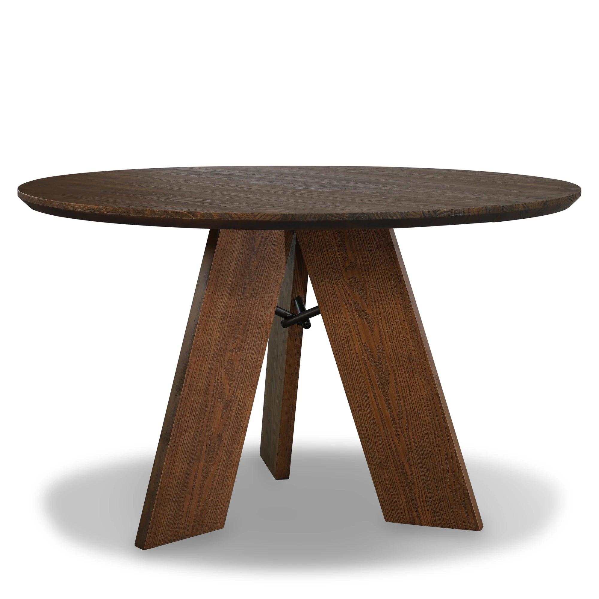Stylish Cascais Round Dining Table - Modern Wooden Kitchen Table for 4-6 People | Perfect for Small Spaces, Breakfast Nooks & Cozy Family Meals
