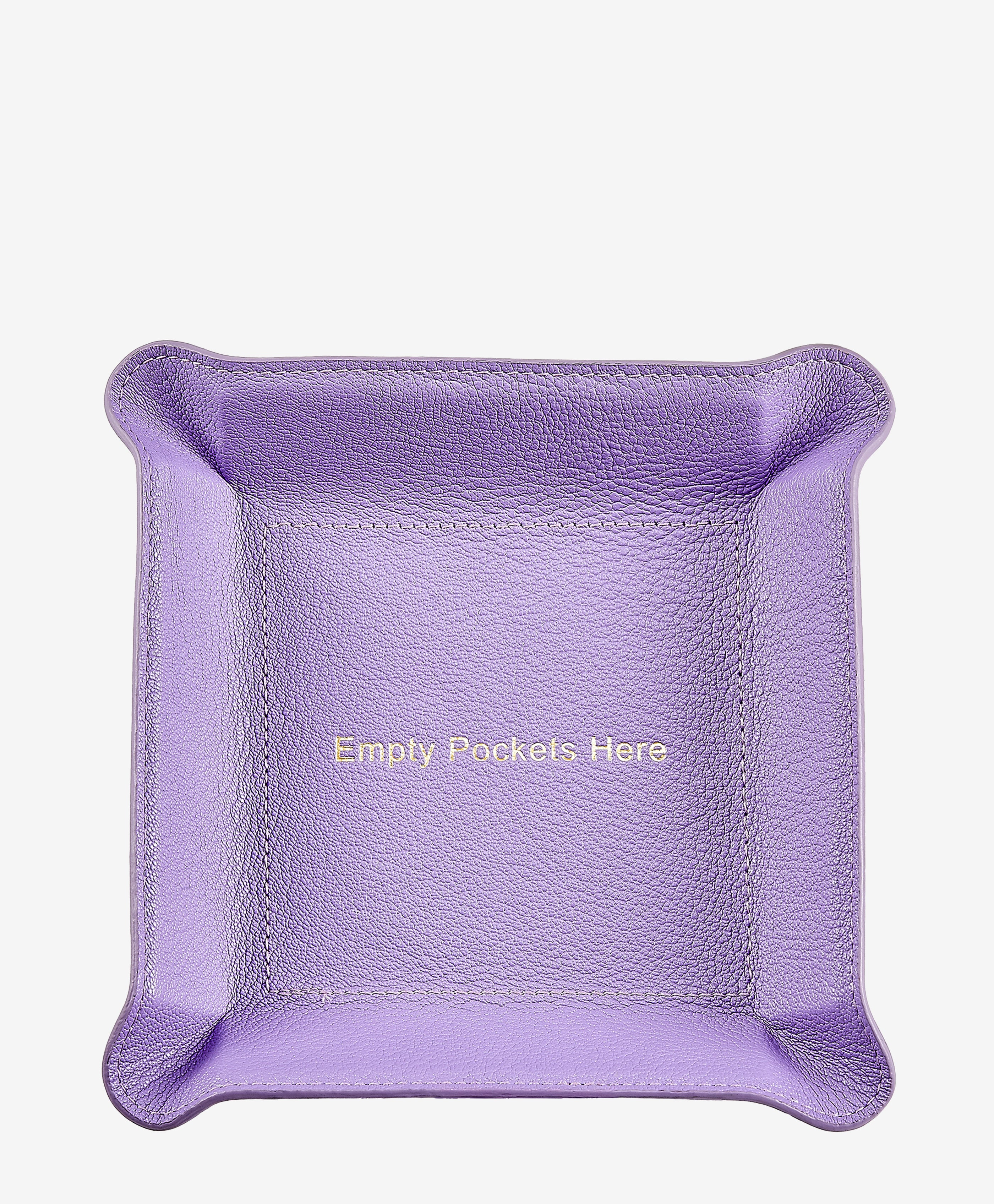 Premium Leather Valet Tray for Keys, Wallets & Essentials | Empty Pockets Here | Perfect for Nightstand, Dresser & Entryway Organization
