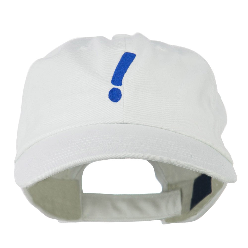 e4Hats.com Exclamation Point Embroidered Baseball Cap - Trendy Statement Hat for Men & Women - Perfect for Casual Wear, Outdoor Activities, and Fashion Accessories