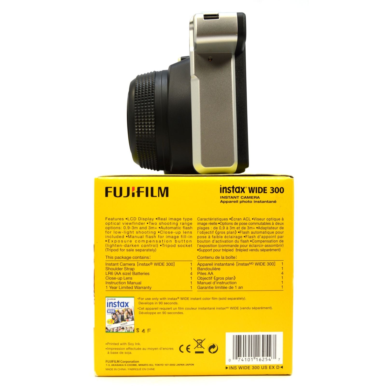 FUJIFILM INSTAX WIDE 300 Instant Film Camera - Brand New in Box (No Film Included) - Perfect for Weddings, Parties & Instant Photography Enthusiasts