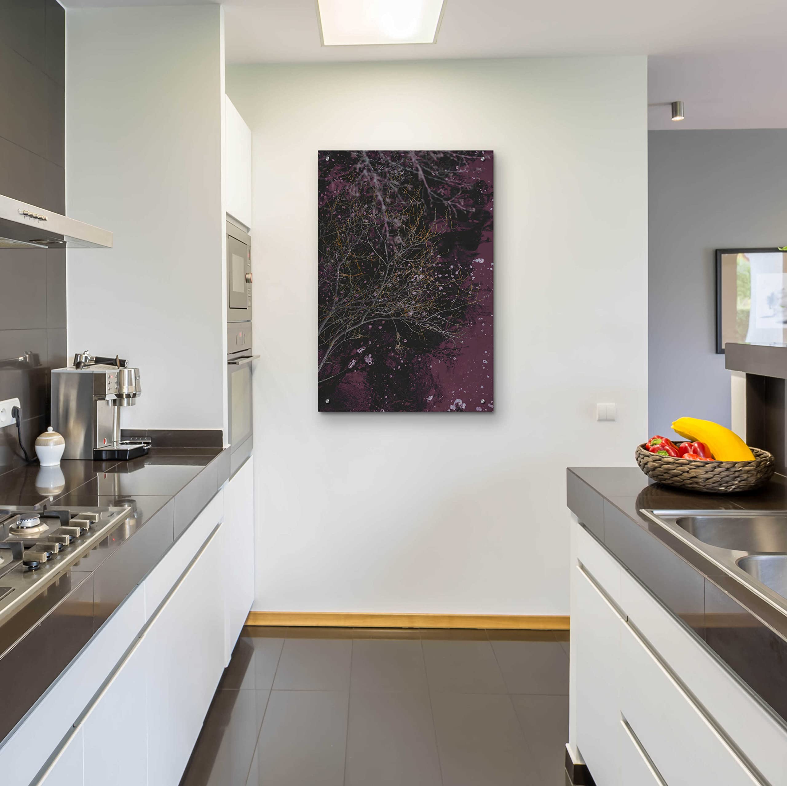 Epic Art 'River of Wine' by Design Fabrikken - Premium Acrylic Glass Wall Decor, 24x36 Inches - Modern Home & Office Wall Art for Living Room, Bedroom, Dining Area