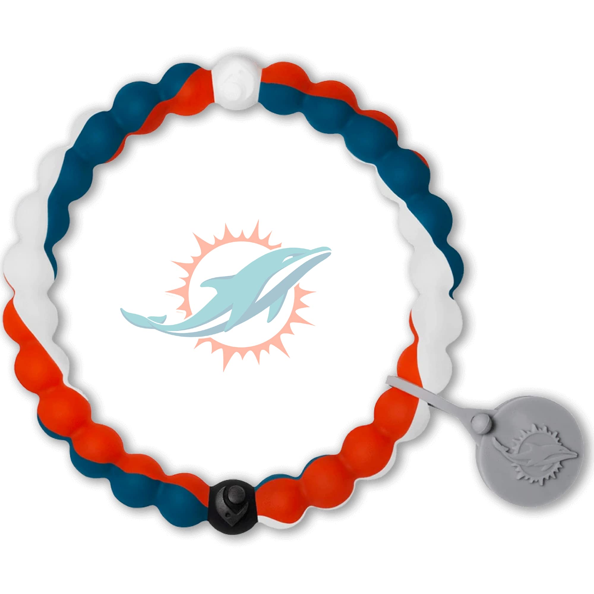 Lokai NFL Football Collection Beaded Bracelets for Men & Women - Silicone Sports Jewelry Fashion Bracelet with Comfort Fit - Perfect for Game Day, Workout & Casual Wear