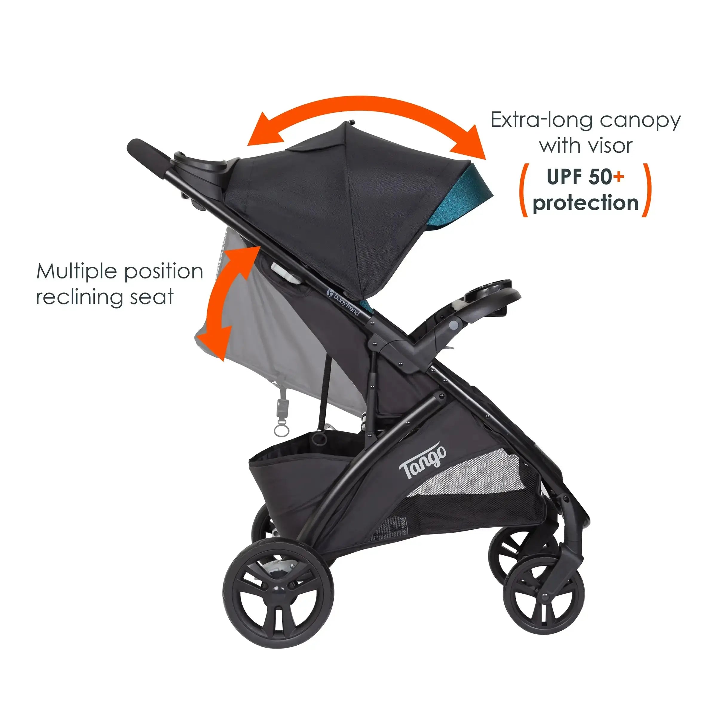 Tango Stroller - Lightweight Compact Baby Stroller for Travel & Everyday Use | Easy Fold, Comfortable Ride | Perfect for Shopping, Walks & Airports