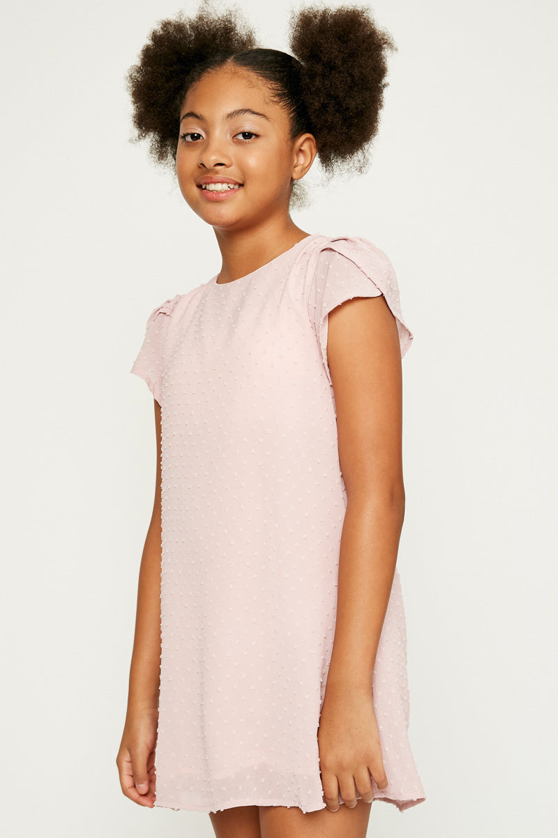 Stylish Dotted Textured Shift Dress for Women - Perfect for Office Wear, Casual Outings & Special Occasions