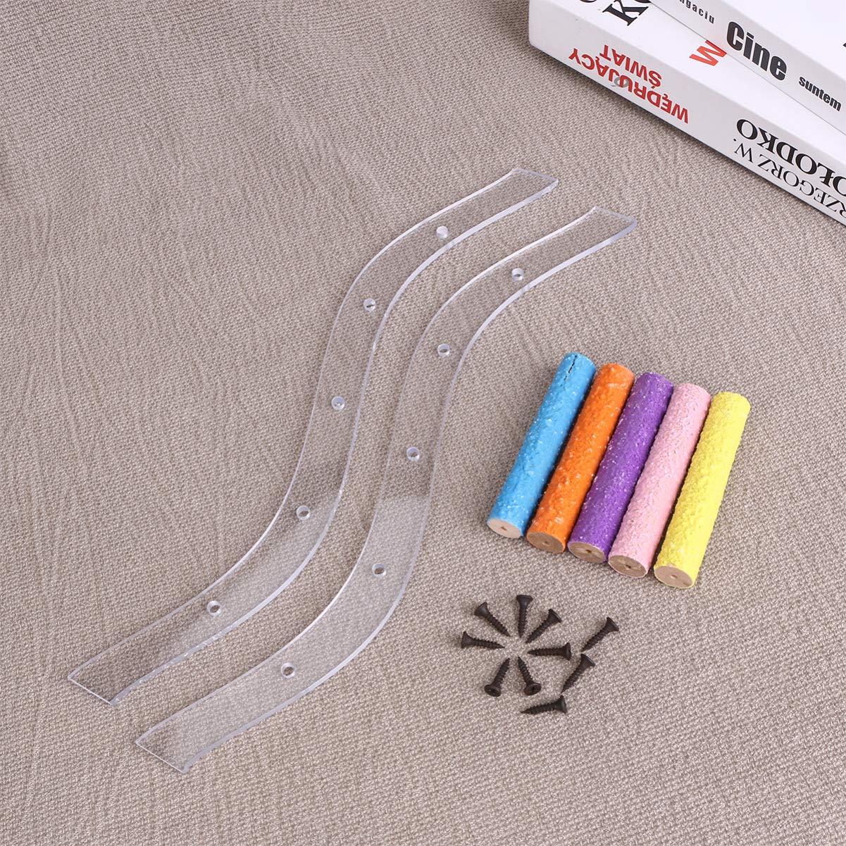 Bird Bridge Toy - Parrot Ladder, Budgie & Hamster Climbing Ladder - Small Animal Pet Toys for Birds, Parakeets & Rodents - Perfect for Cage Play, Exercise & Enrichment
