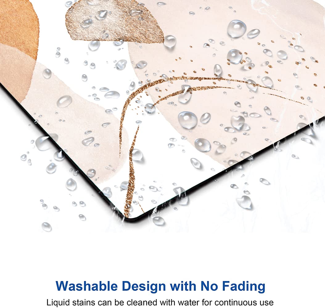 Modern Abstract Art Mouse Pad - Non-Slip Rubber Base, Waterproof Square Mouse Mat for Office & Laptop - Perfect for Gaming, Work & Home Computer Setup