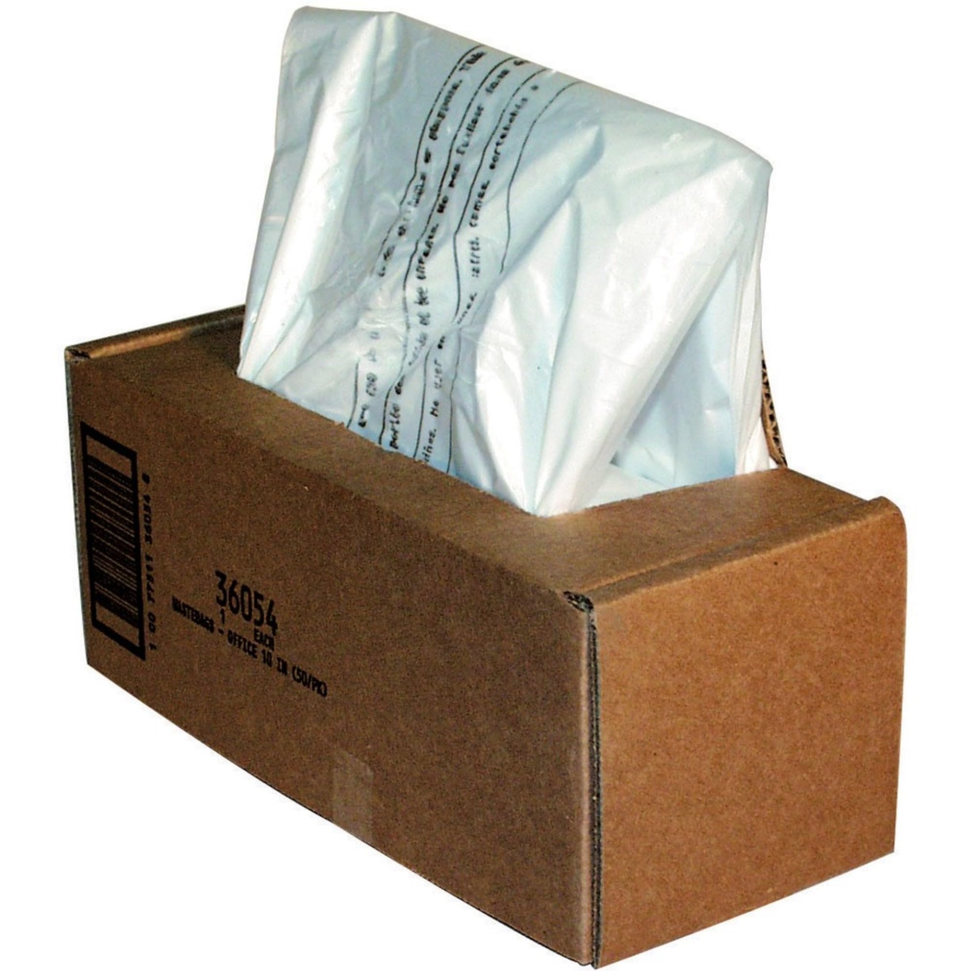 Fellowes Powershred Shredder Bags for 125/225/2250 Series Shredders - 50 Pack with Ties (36054) | Compatible with Fellowes Paper Shredders | Perfect for Office, Home & Business Document Security