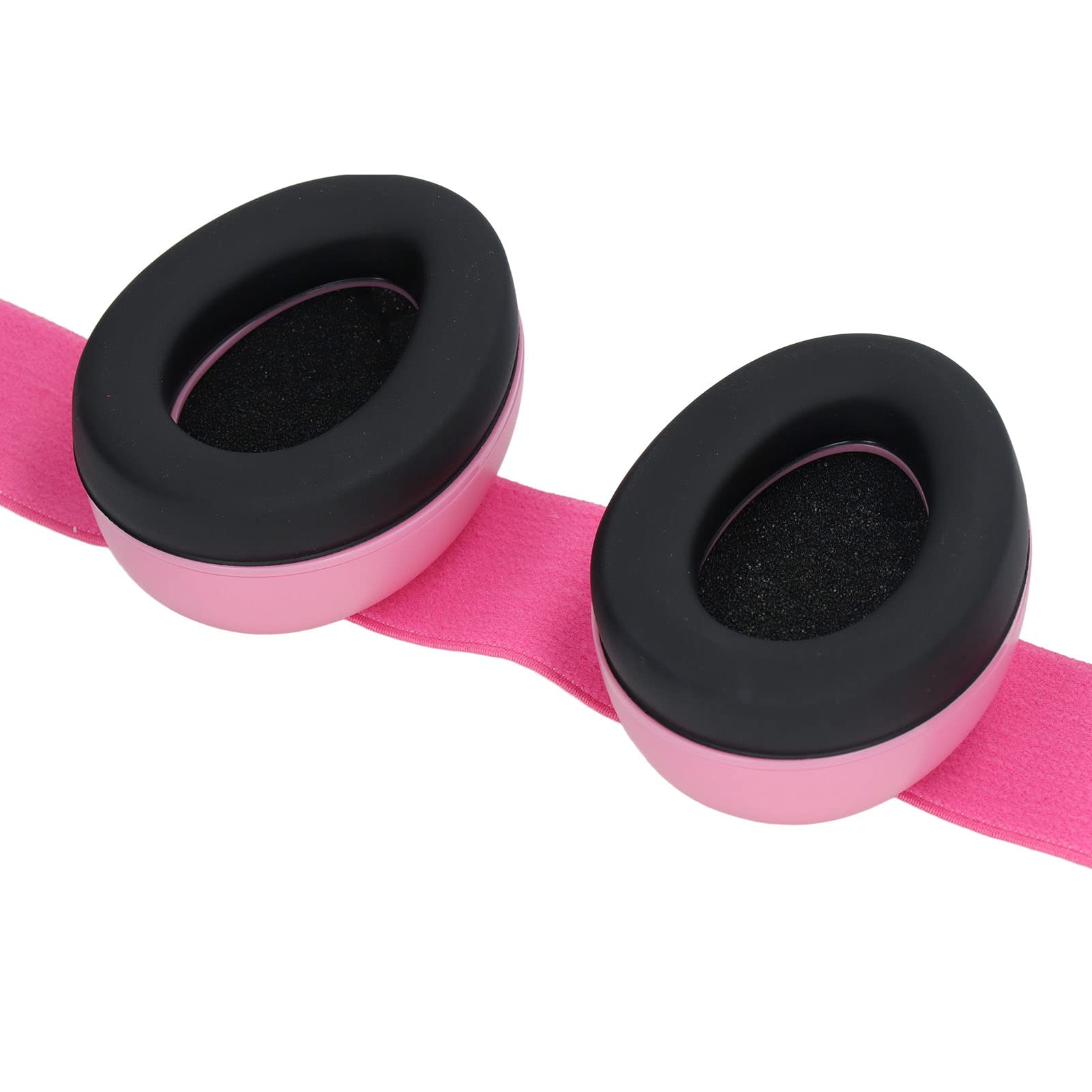 Baby Noise Cancelling Headphones - Soft Padded Infant Ear Muffs with Adjustable Elastic Band for Newborns & Toddlers (Pink) | Perfect for Airplane Travel, Loud Events & Sensory Protection