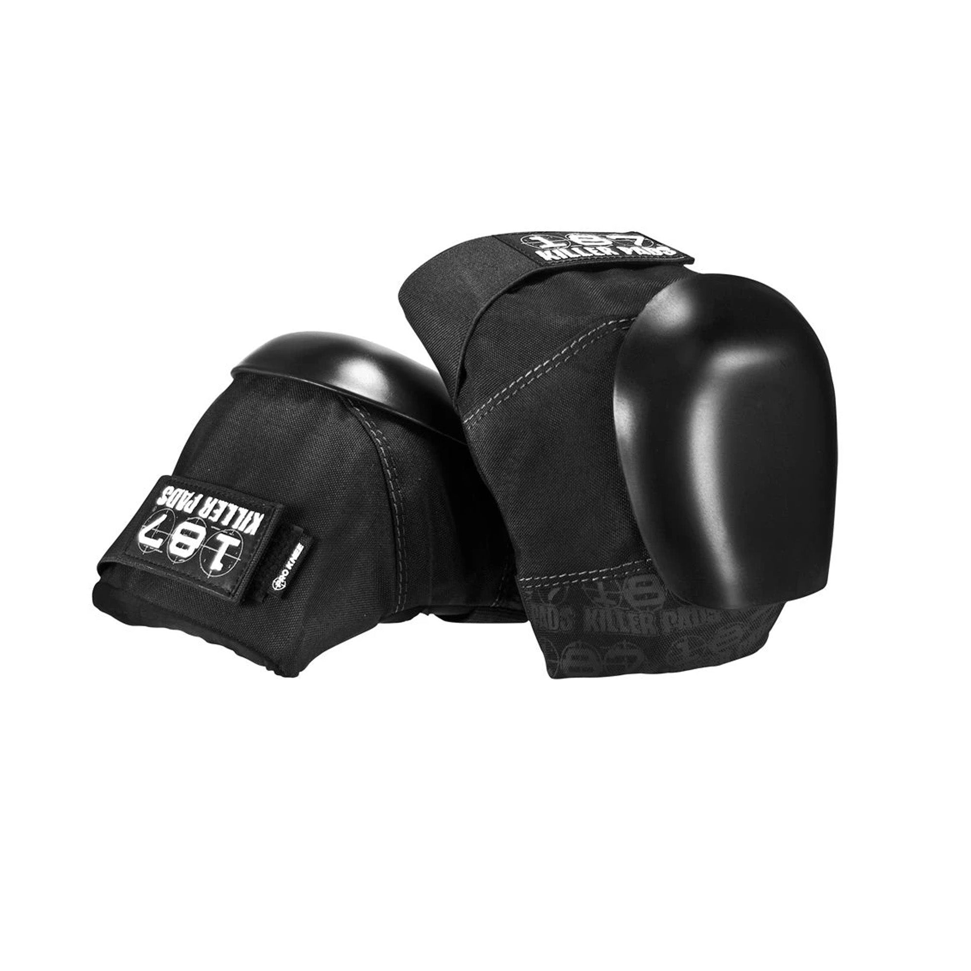 187 Killer Pads Pro Knee Pads - Black - Protective Gear for Skateboarding, BMX, Rollerblading & Extreme Sports