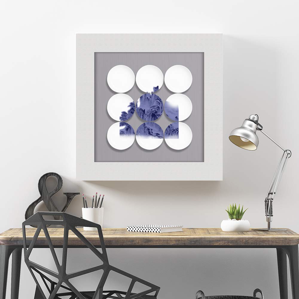 Wall26 Abstract Canvas Wall Art - 24x24 Inches Framed Modern Paintings for Bedroom, Living Room, Office & Home Decor