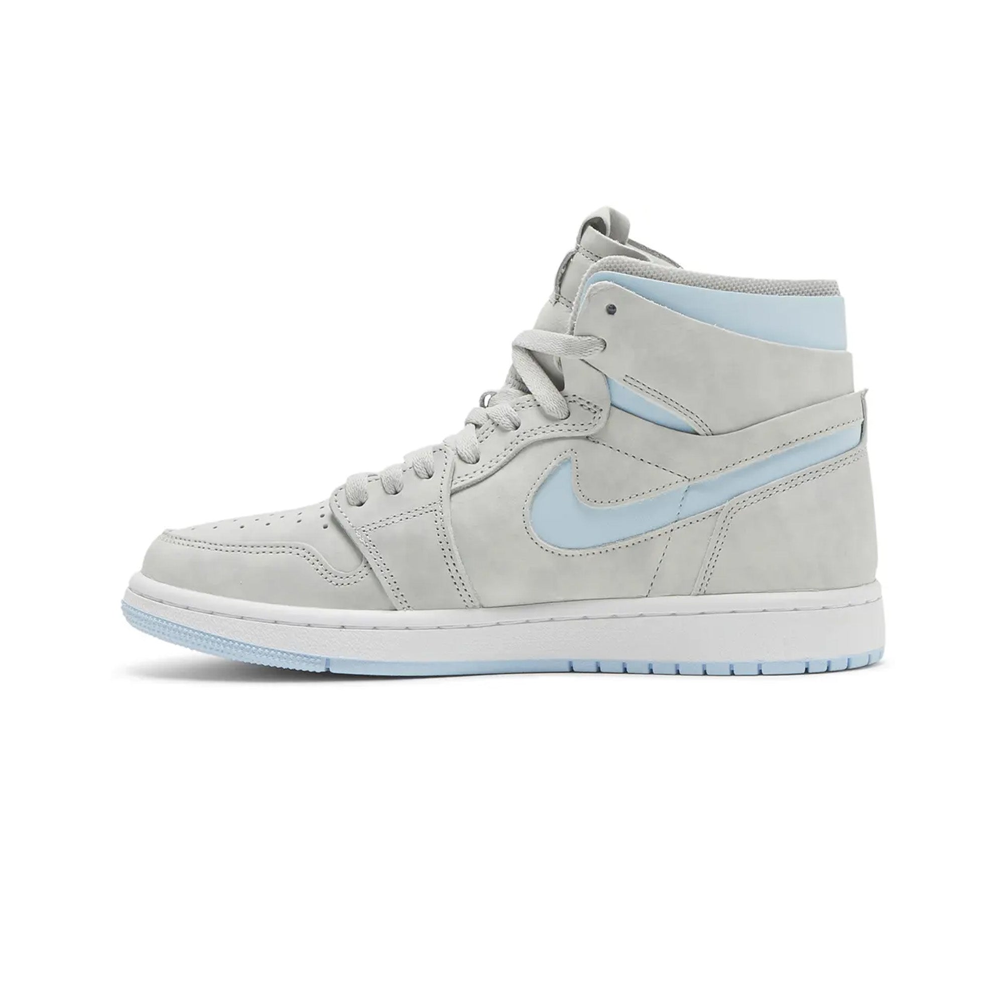 Air Jordan 1 High Zoom CMFT 'Grey Fog' Women's Basketball Shoes (2021) - Comfortable Sneakers for Running, Gym & Streetwear Fashion