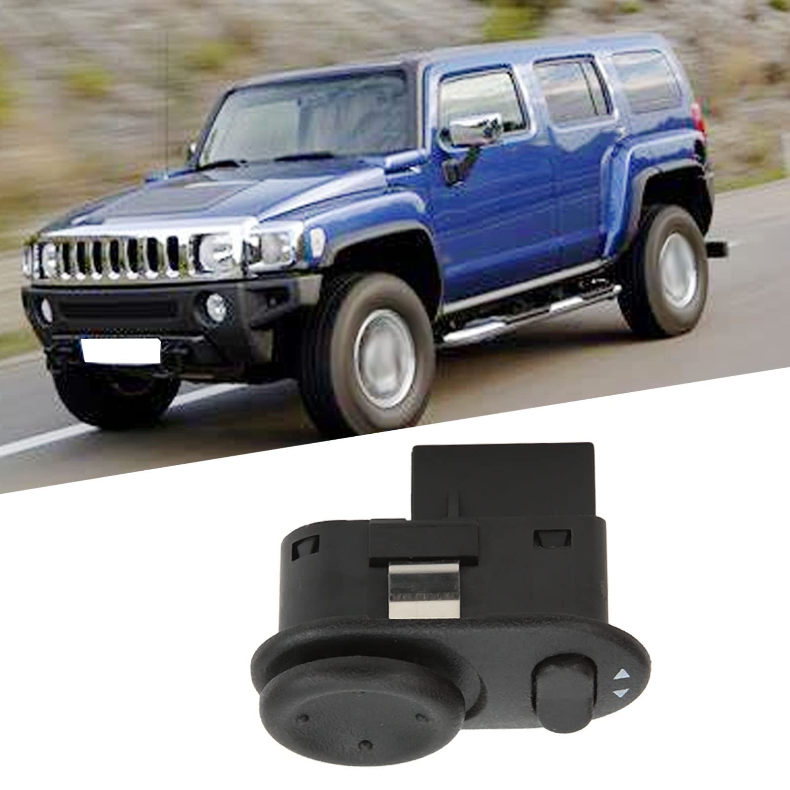 2007-2010 Hummer H3 Power Door Mirror Switch Replacement - Left/Right Side Exterior Rear View Mirror Control for Car, Truck & SUV - Perfect for Broken Mirror Repair & DIY Auto Maintenance