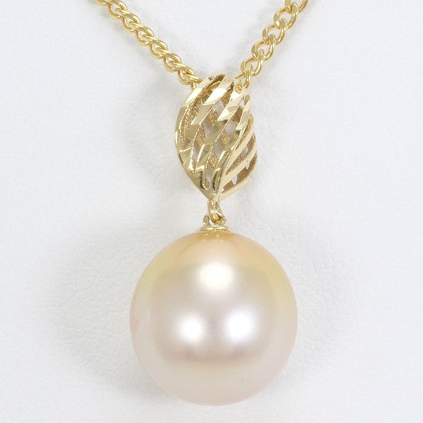 18K Yellow Gold Pearl Necklace for Women - Elegant & Timeless Jewelry Gift for Wedding, Anniversary & Special Occasions