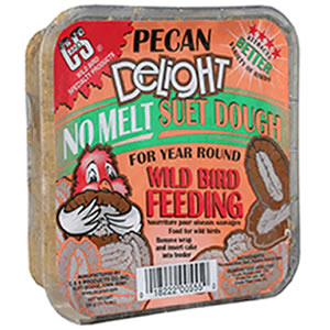 Premium Pecan Delight Suet Cakes for Wild Birds - High Energy Bird Food for Woodpeckers, Nuthatches & Chickadees - Perfect for Backyard Bird Feeders in Winter & Cold Weather