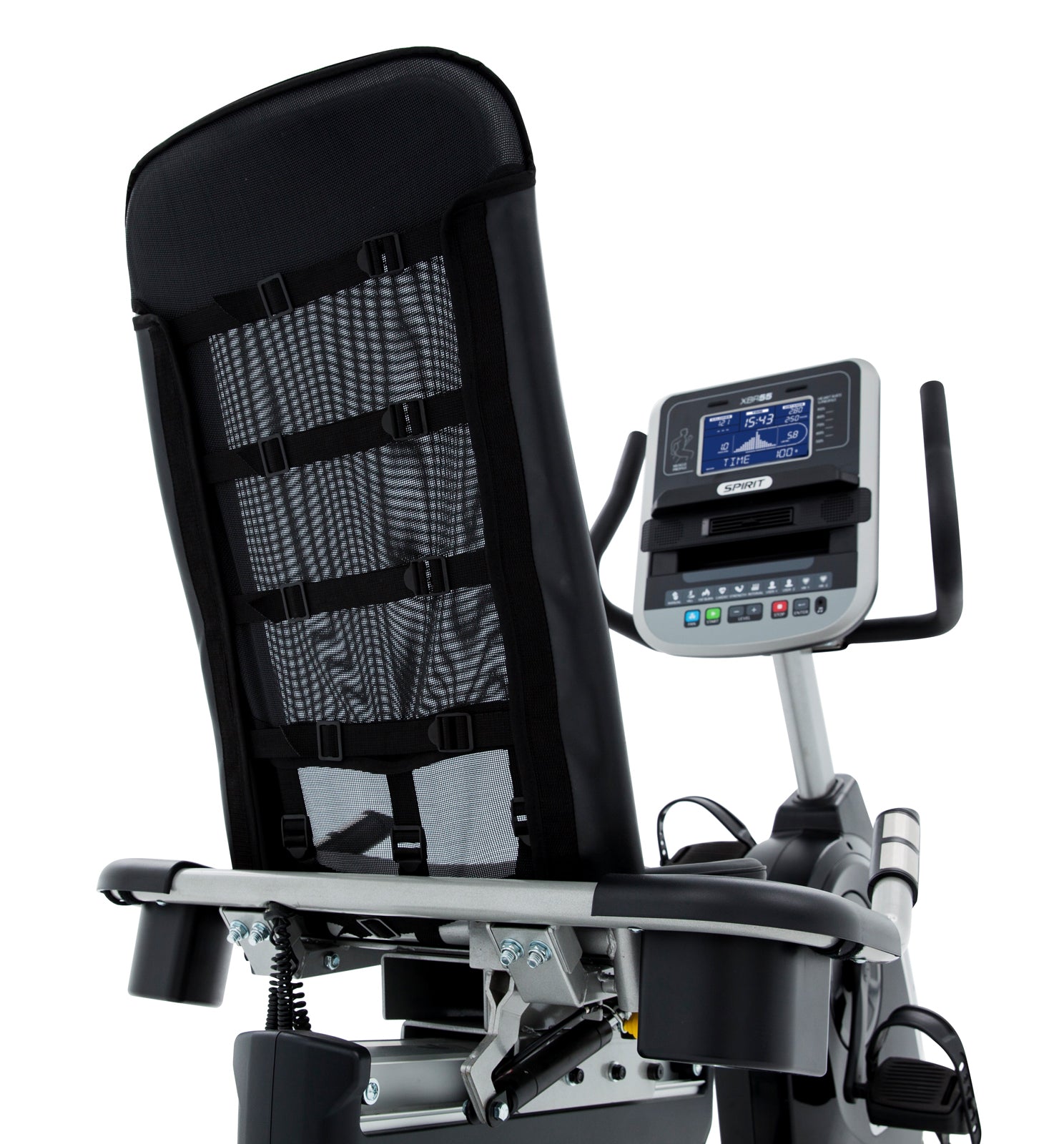 Spirit XBR55 Recumbent Exercise Bike - Premium Home Fitness Equipment for Cardio Workouts | Ideal for Low-Impact Training, Physical Therapy & Senior Fitness (2023 Model)