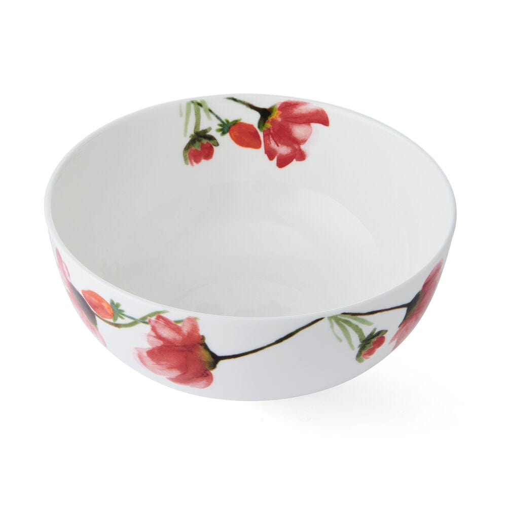 Keira Set of 4 Soup and Cereal Bowls - 16oz Porcelain Bowls for Soup, Cereal, Ice Cream, and Snacks - Perfect for Family Dining, Breakfast, and Entertaining