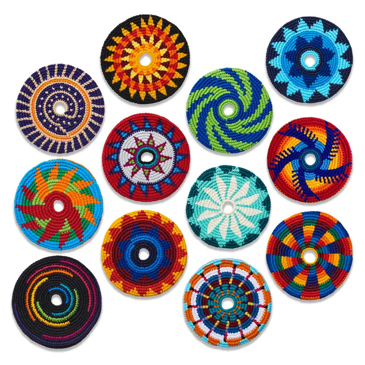 MayaFlya Crochet Frisbee - Handmade Soft Flying Disc for Outdoor Play, Beach, Park, and Backyard Fun - Perfect for Kids, Adults, and Pets