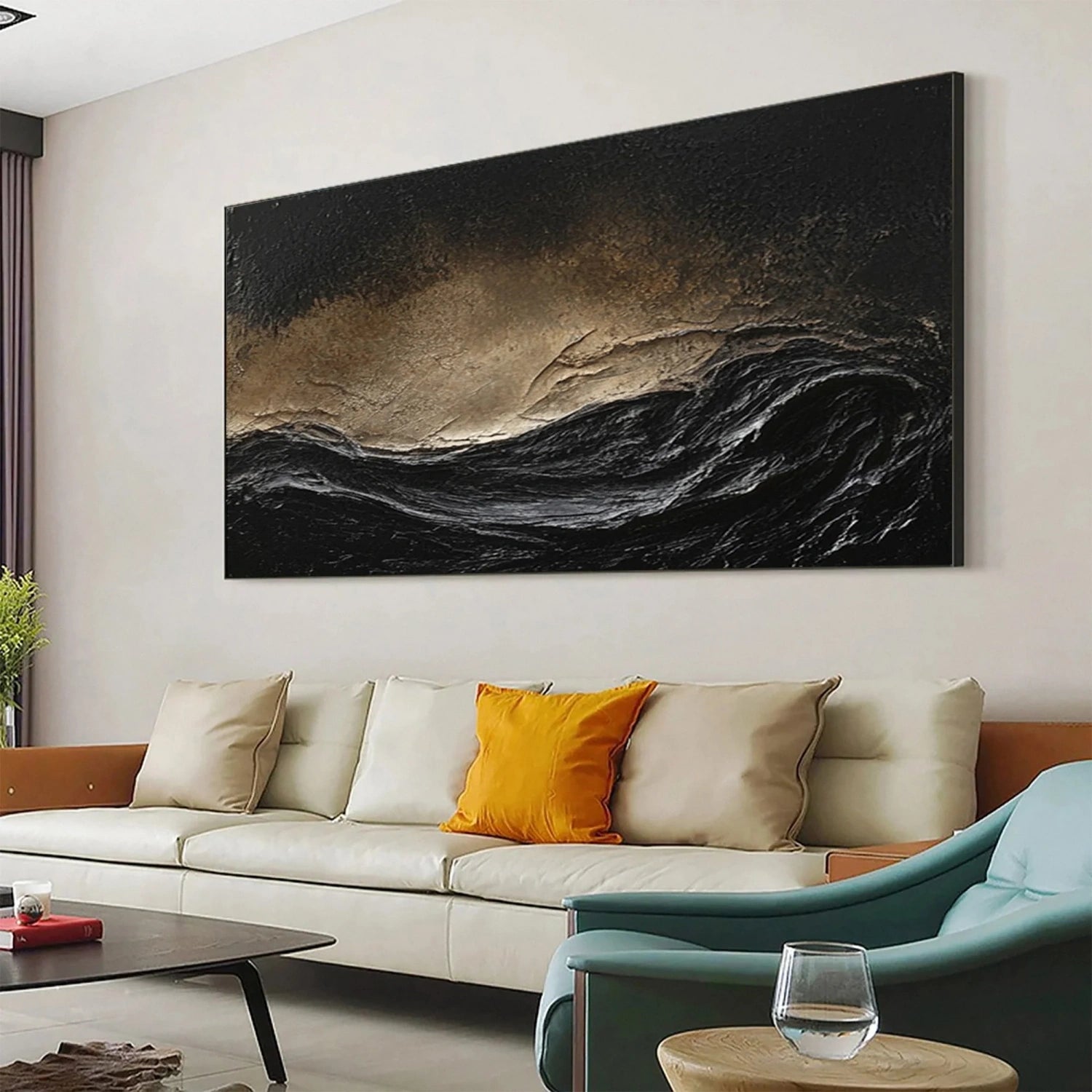 Ocean and Sky Painting #OS 235 - Stunning Seascape Wall Art for Home & Office Decor - Perfect for Living Room, Bedroom or Beach House
