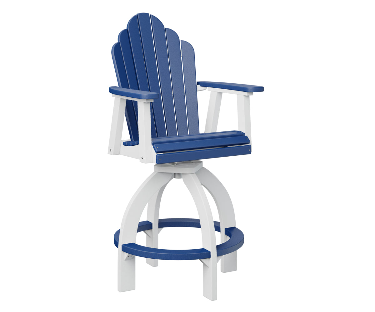 Berlin Gardens Cozi Back Swivel 30 XT Chair - Heavy Duty Outdoor Patio Furniture with Weather-Resistant Steel Frame - Perfect for Backyard, Deck, Garden & Poolside Relaxation