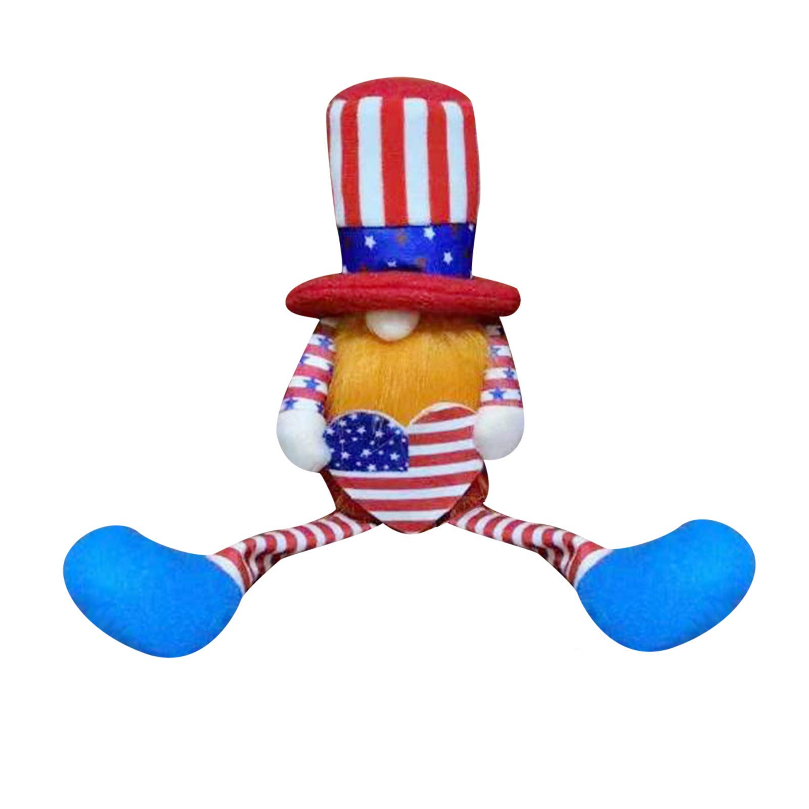 Patriotic Independence Day Decorations - Funny Dwarf Doll Pendant for Home & Christmas Tree Ornaments | Perfect for Holiday Parties, Festive Home Decor & Gift Giving