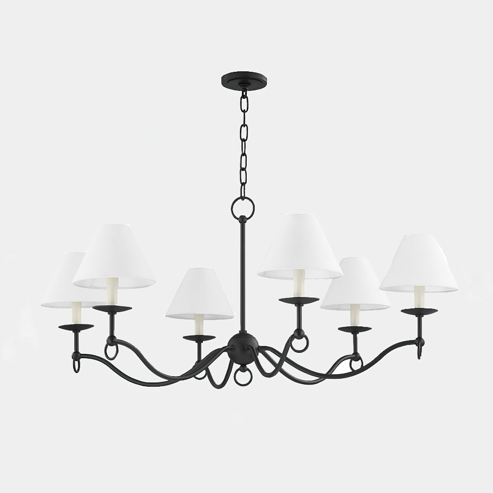 Henry Chandelier - Elegant Crystal Ceiling Light Fixture for Dining Room, Living Room & Bedroom | Perfect for Home Decor & Wedding Venue Lighting