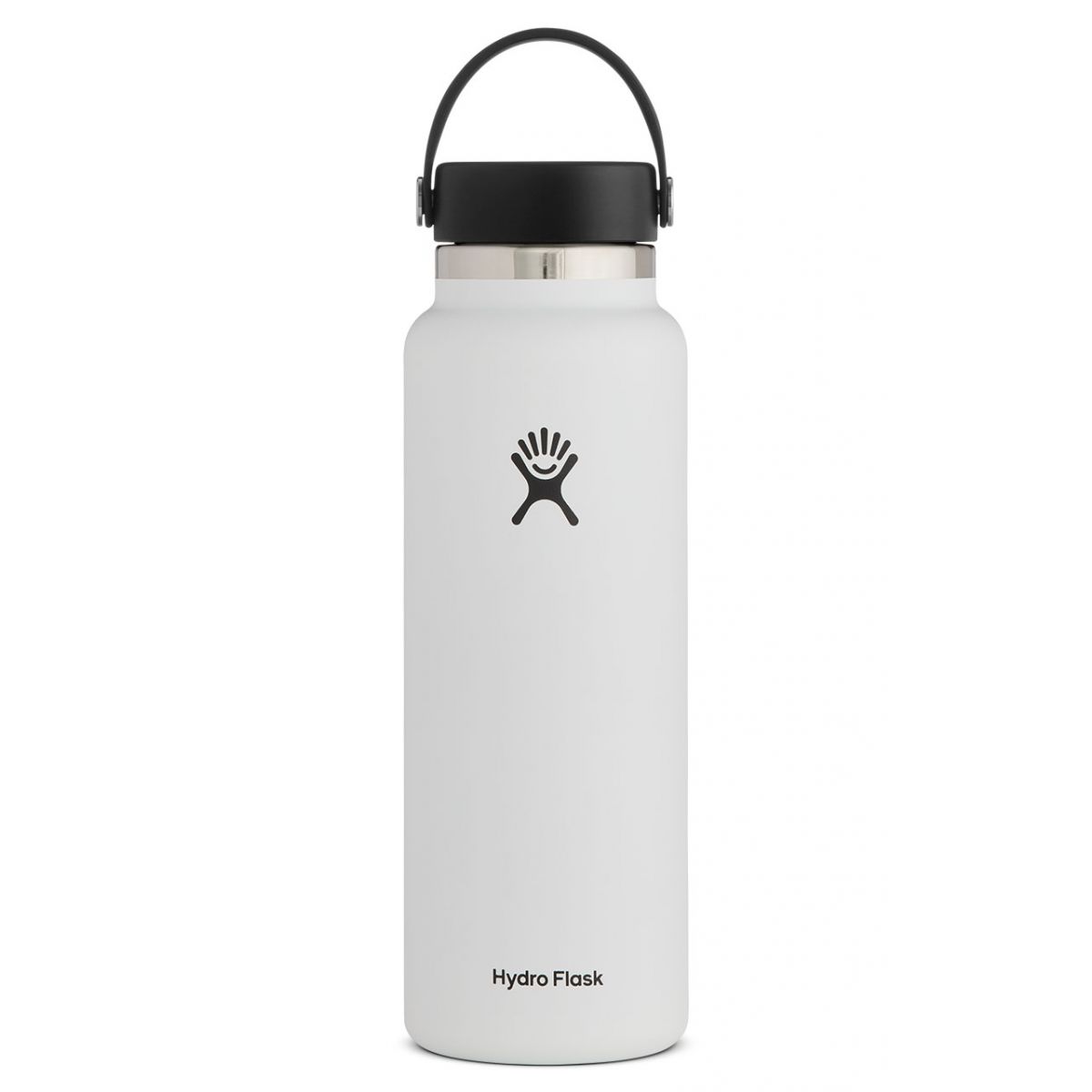 40 oz Wide Mouth Water Bottle - Insulated Stainless Steel Vacuum Flask for Hiking, Gym & Outdoor Activities
