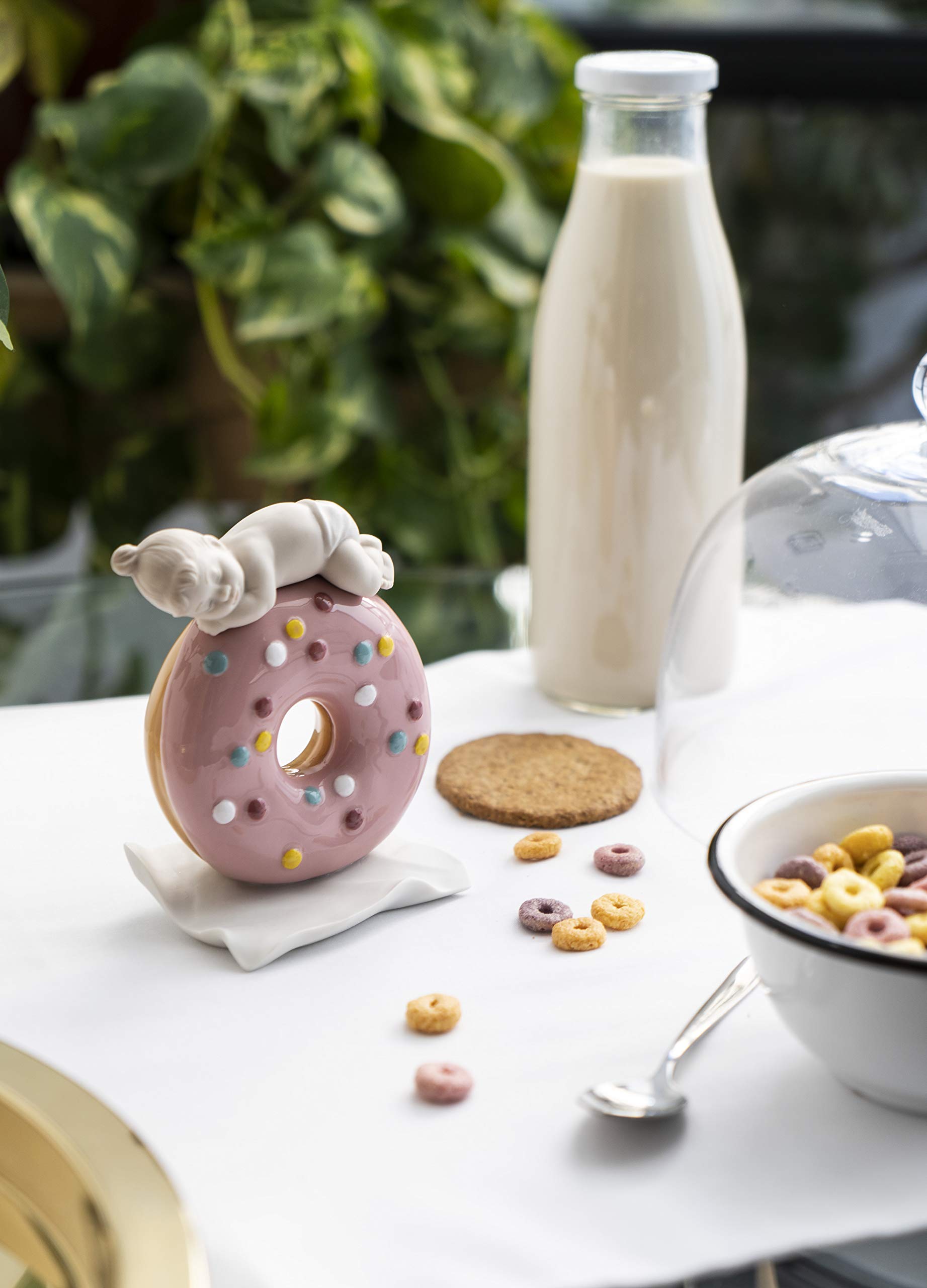 LLADRÓ My Sweet Love Baby Girl Figurine - Handcrafted Porcelain Collectible Doll for Nursery Decor, Baby Shower Gift & Home Display