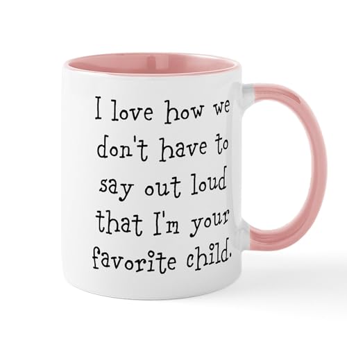White/Pink Inside - Your Favorite Child Mugs