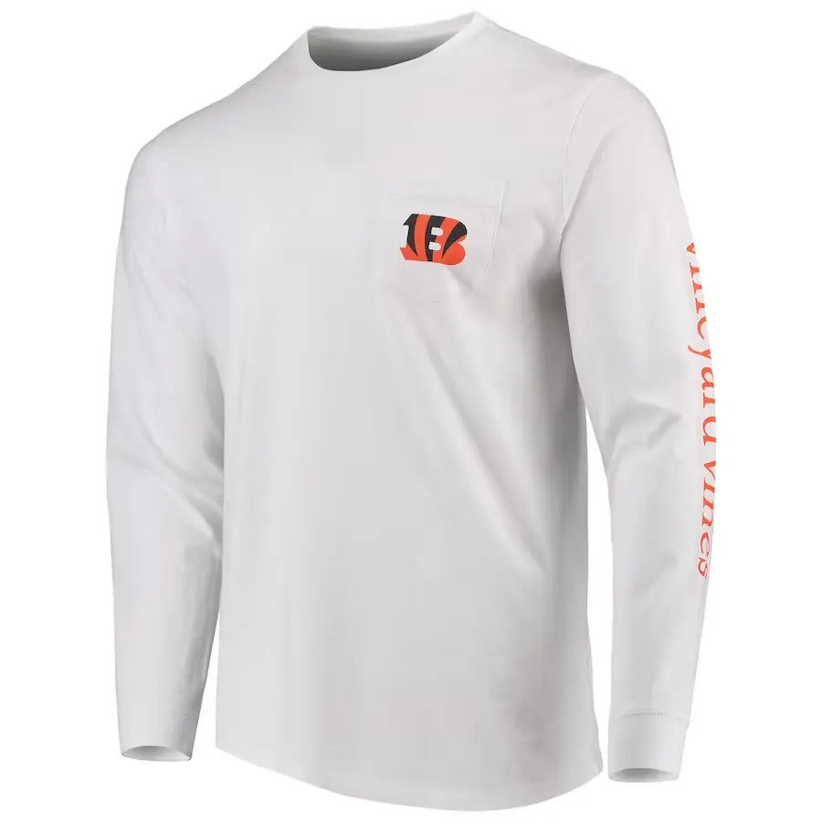 Cincinnati Bengals Long Sleeve T-Shirt for Men - NFL Football Fan Apparel - Comfortable Cotton Jersey for Game Day & Casual Wear