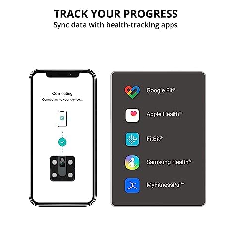 Smart Full Body Composition Analyzer Scale - Digital BMI, Body Fat, Muscle Mass & Weight Monitor with Bluetooth Sync - Perfect for Home Gym, Fitness Tracking & Health Management