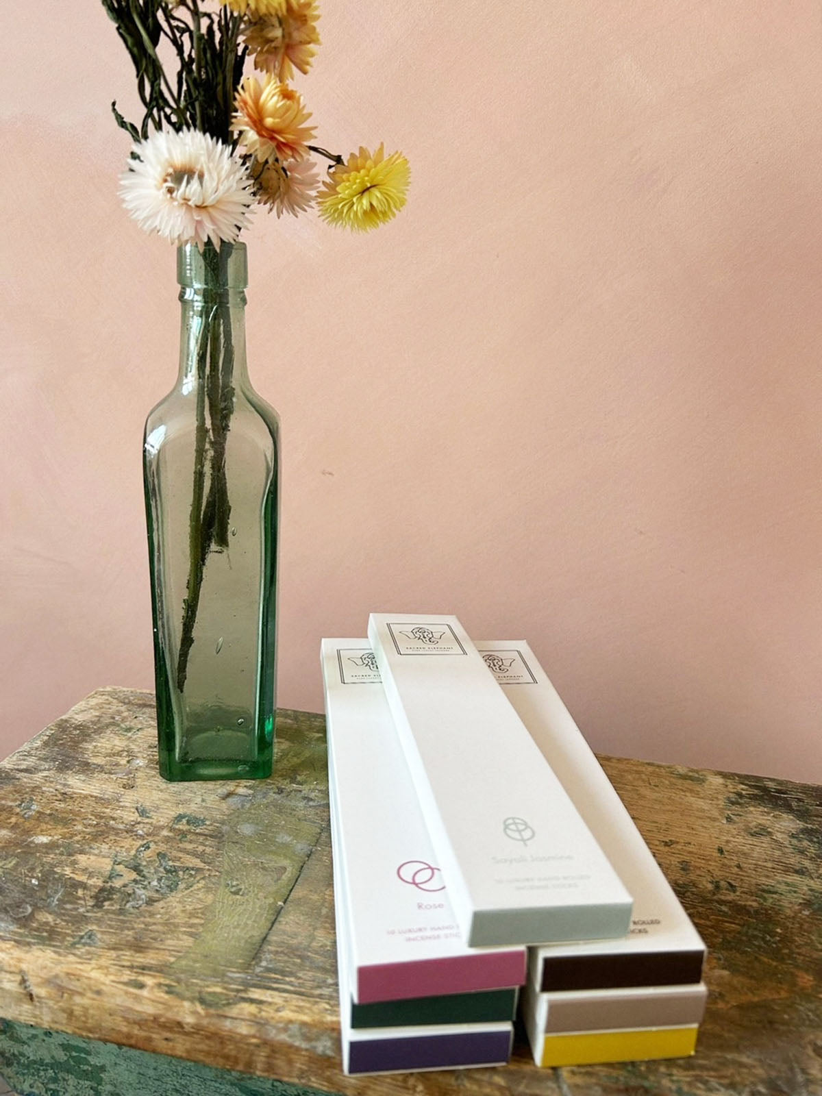 Premium Sacred Elephant Incense Sticks - Natural Aromatic Incense for Meditation, Yoga & Spiritual Practices - Handcrafted Home Fragrance for Relaxation & Stress Relief