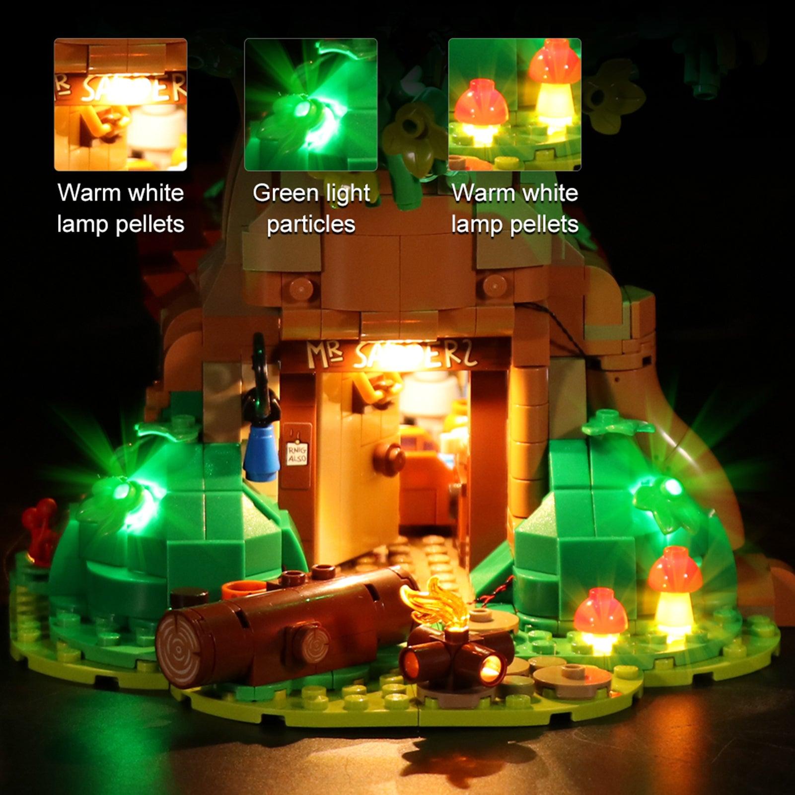 Premium LED Light Kit for LEGO Ideas Disney Winnie the Pooh 21326 - Enhance Your Building Display with Custom Lighting for Home Decor & Collectibles