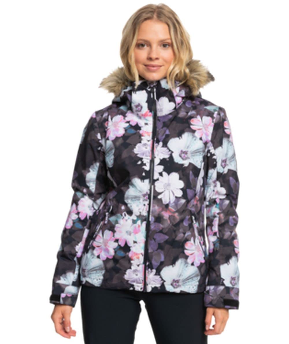 Roxy Women's Jet Ski Snowboard Jacket - Waterproof Windproof Winter Jacket for Skiing, Snowboarding & Outdoor Activities