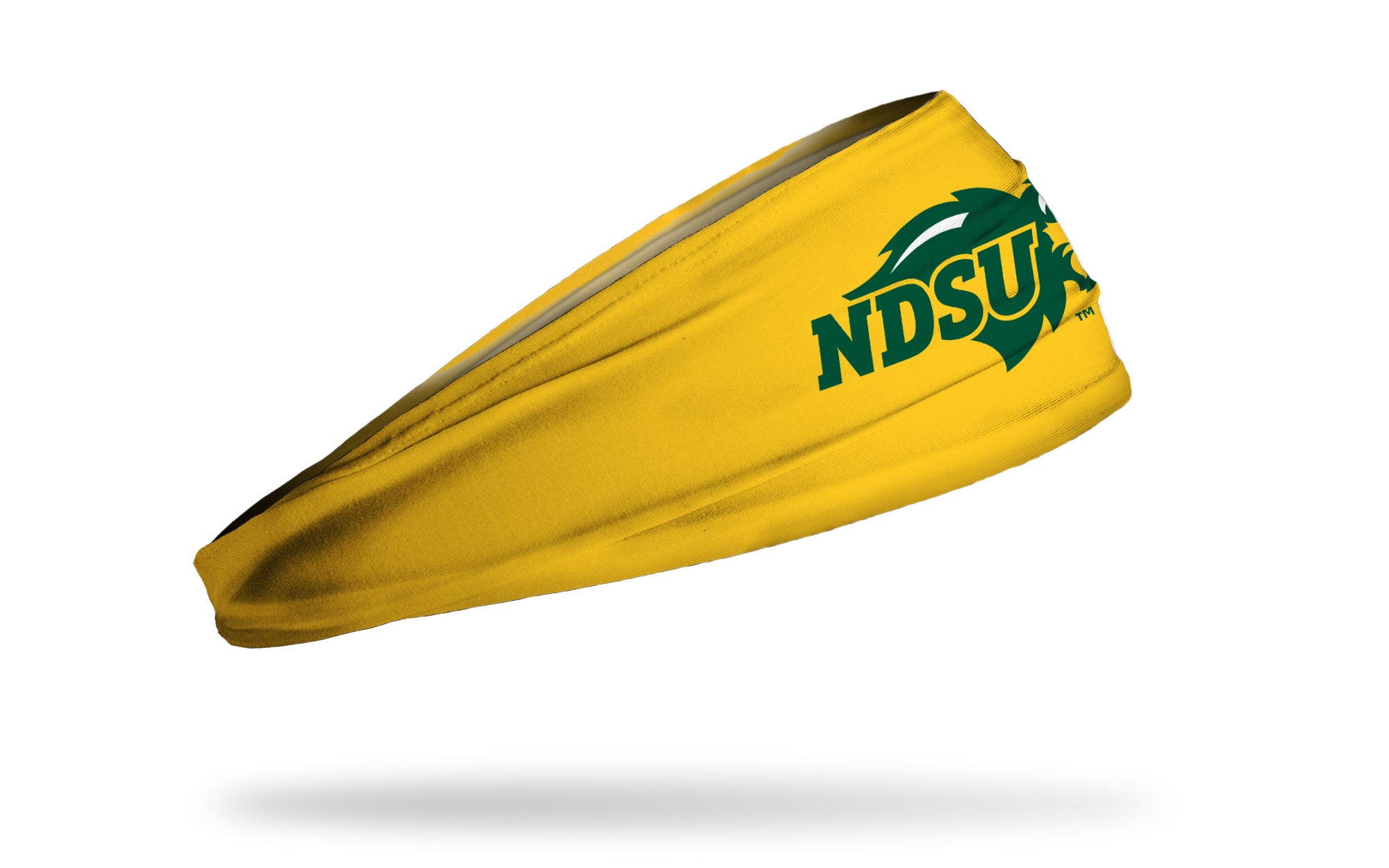 North Dakota State University Logo Gold Big Bang Lite Headband - Stylish Adjustable Headwear for Sports, Workouts, and School Spirit