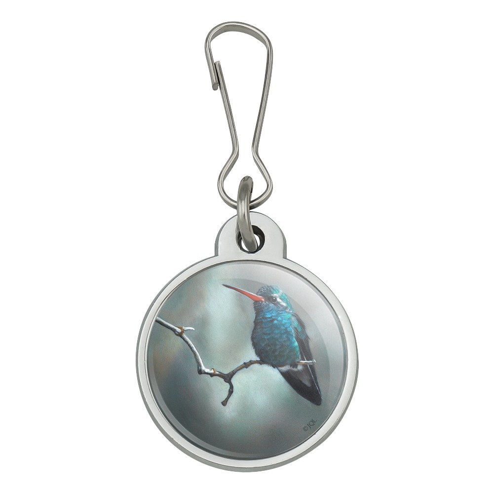 Broad-Billed Hummingbird Zipper Pull Charm - Cute Bird Design for Jackets, Handbags, Purses, Luggage & Backpacks | Perfect Travel Accessory & Gift Idea