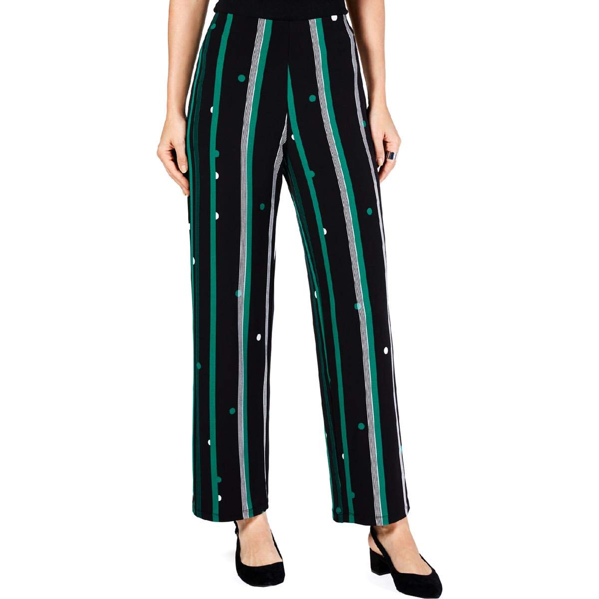 Alfani Women's Casual Wide Leg Pants - Comfortable Stretch Fabric for Work, Travel & Everyday Wear