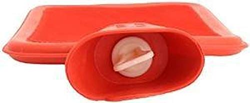 Premium Thick Rubber Hot Water Bottle - Reusable Heat Therapy Bag for Pain Relief, Warm & Cold Compress - Small Size for Soothing Comfort at Home, Office, or Travel