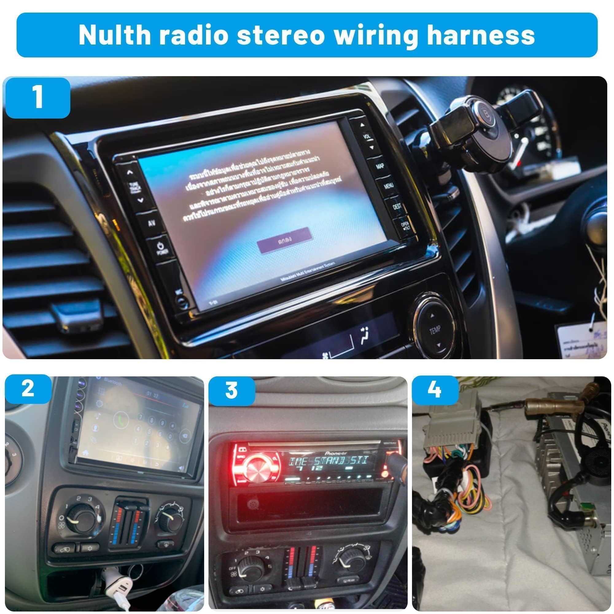 2003-2006 Chevy Silverado Suburban GMC Sierra Yukon Buick Century Rainier Stereo Wiring Harness Kit with Factory Antenna Plug - Aftermarket Radio Installation for Car Audio Upgrade | Perfect for DIY Car Stereo Replacement & Sound System Enhancement