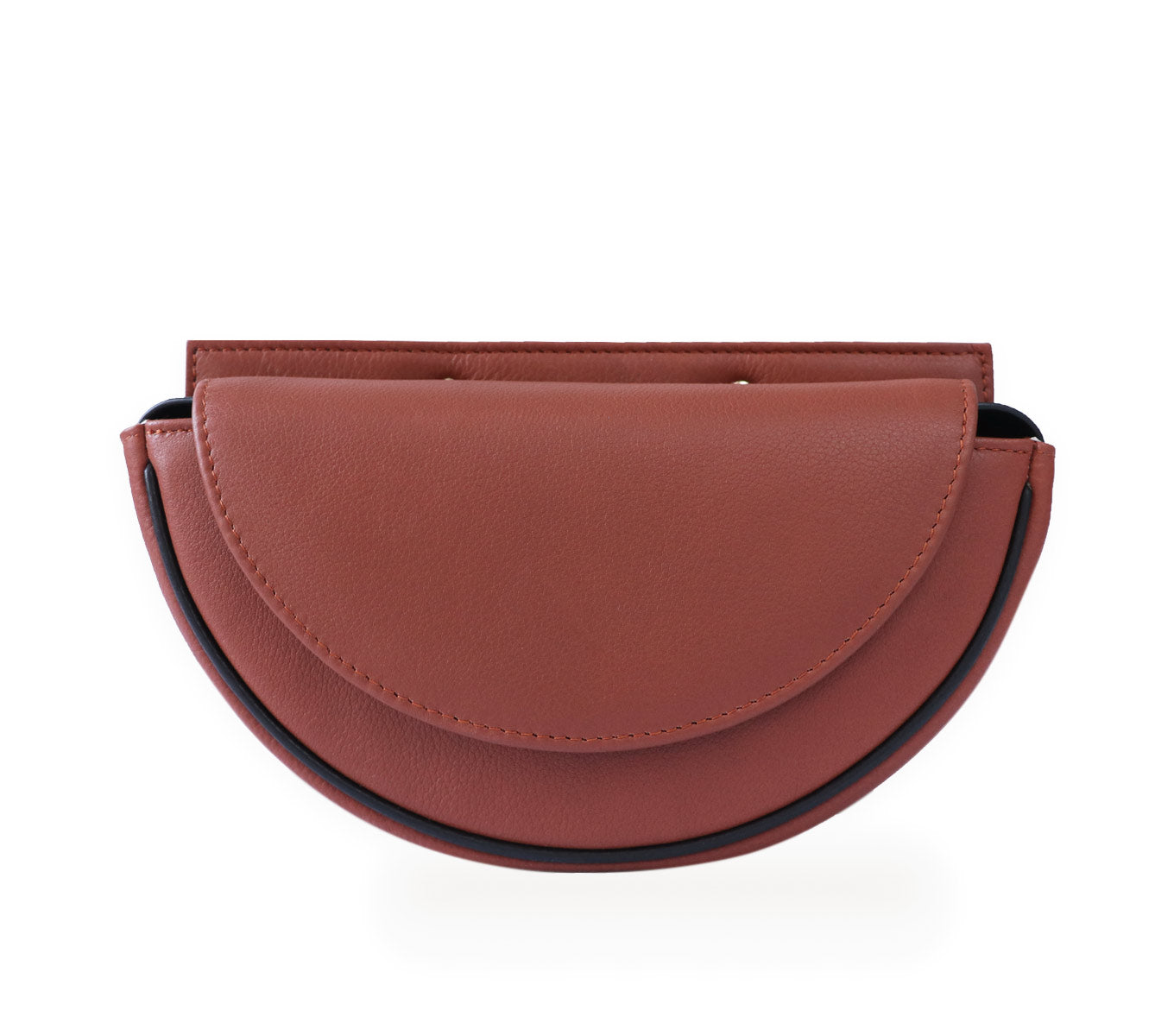 Premium Leather Crescent Belt Bag - Stylish Crossbody Fanny Pack for Women & Men - Perfect for Travel, Hiking, and Everyday Use