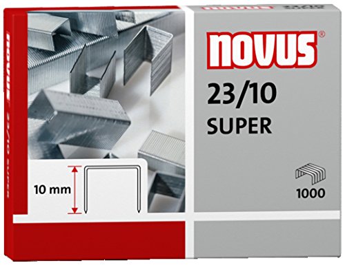23/10 Super Staples (Box of 1000) - Heavy Duty Staples for Office, Home & School Use - Perfect for Staplers, Paper Fastening & Document Organization