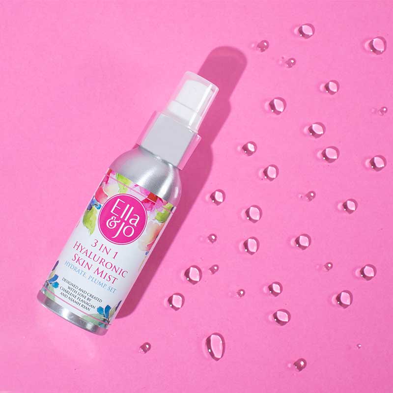 Ella & Jo 3-in-1 Hyaluronic Acid Face Mist Spray - Hydrating & Refreshing Facial Toner for Dry Skin | Perfect for Travel, Gym & Daily Skincare Routine