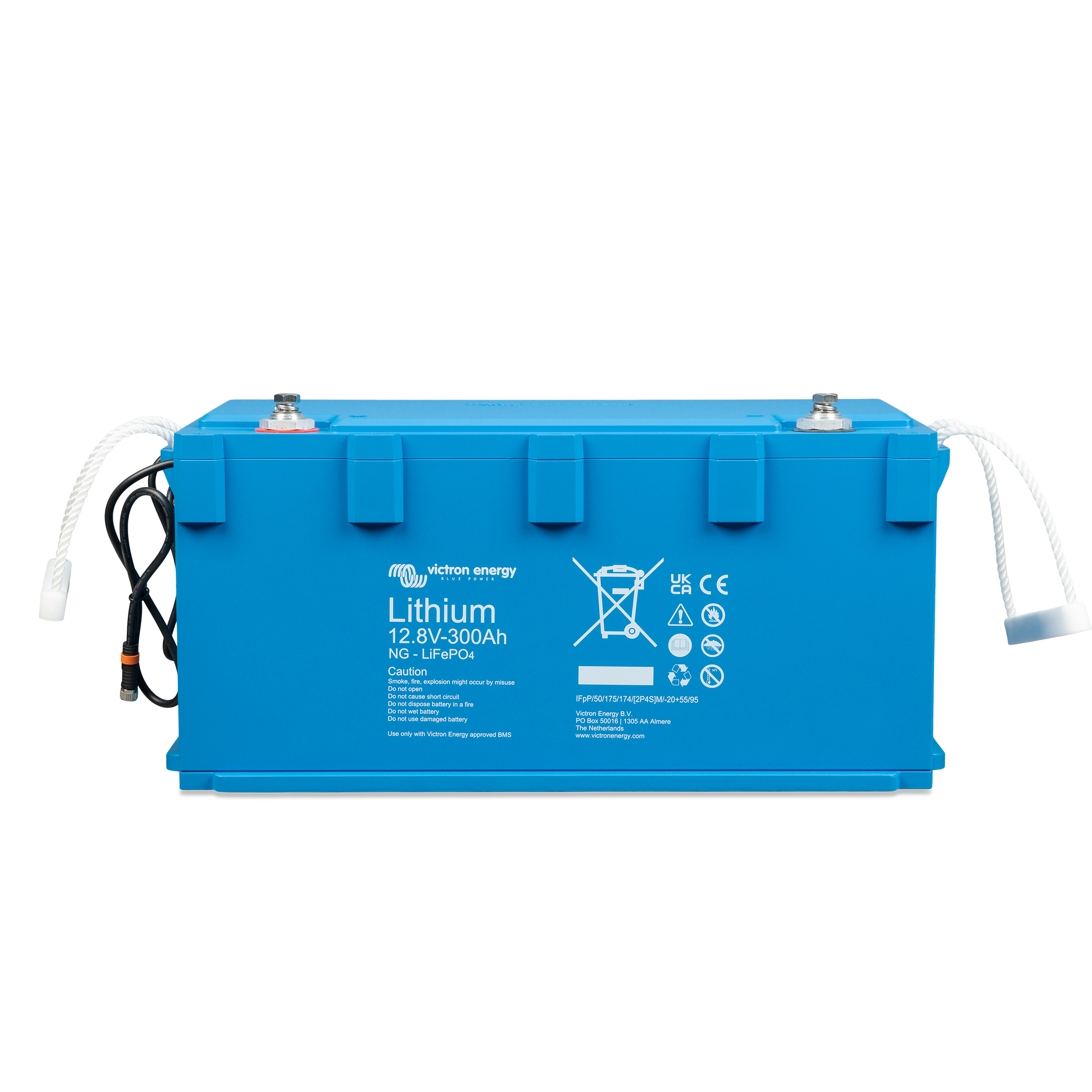 Victron Energy LiFePO4 Lithium Battery 12.8V 300Ah - Deep Cycle Marine RV Solar Power Storage | Perfect for Off-Grid, Boating, and Renewable Energy Systems