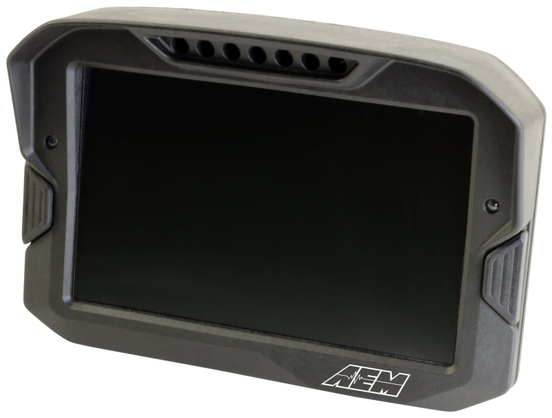 AEM CD 7 Logging GPS Enabled Race Dash - Carbon Fiber Digital Display for Motorsports (CAN Input Only) | Track Racing, Drifting & Performance Tuning