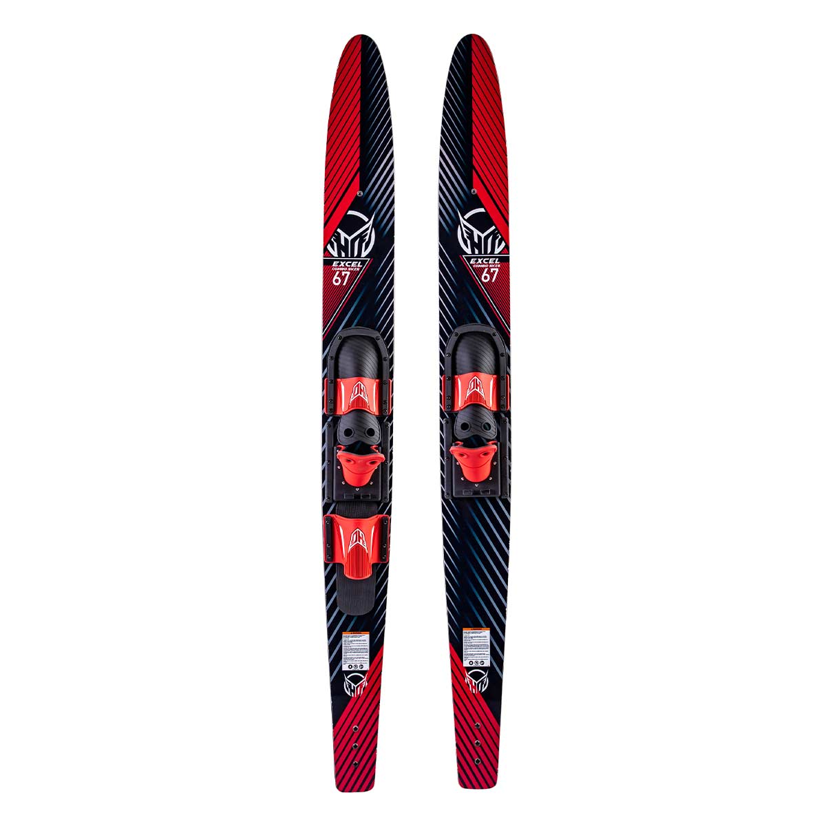HO Excel 59 Combo Water Skis with Horseshoe Bindings - Premium Water Sports Equipment for Lakes & Oceans | Perfect for Beginners & Intermediate Skiers