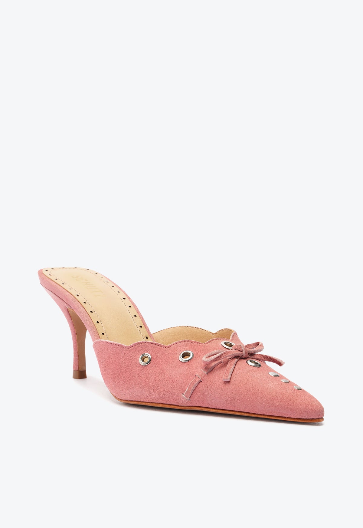 Women's Hilly Suede Pump Shoes - Comfortable Low Heel Dress Pumps for Work, Office & Special Occasions