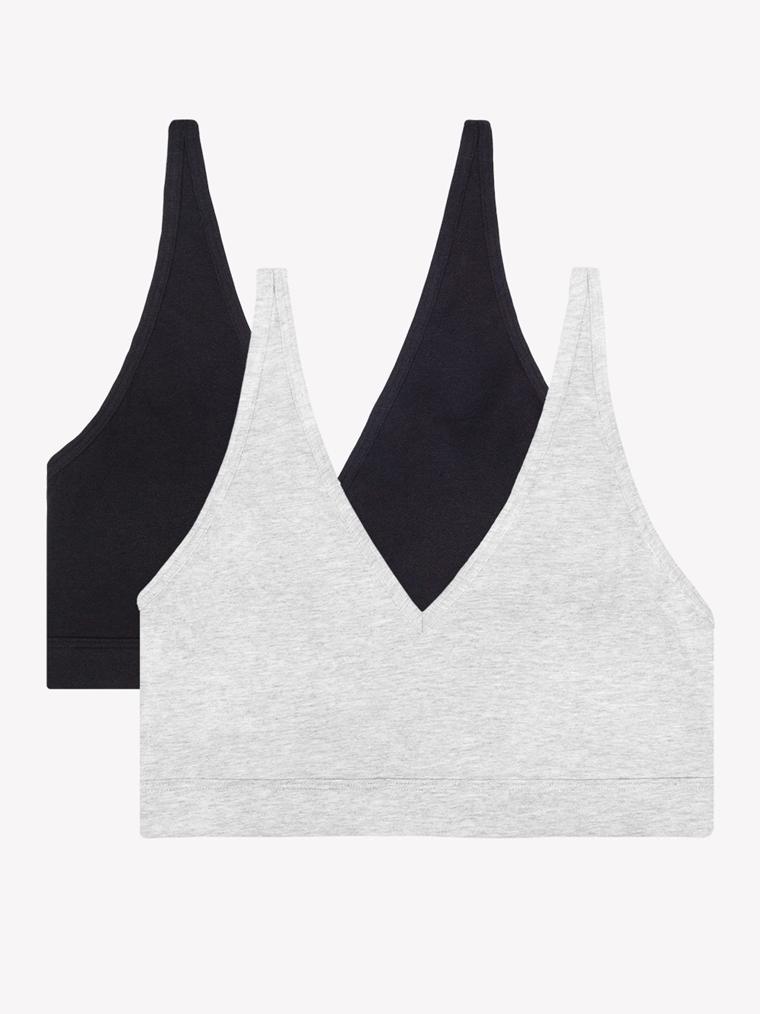 Smart & Sexy Women's Cloud Cotton Comfort Wireless Bralette - Ultra Soft Lounge Bra for Sleep, Yoga & Everyday Wear